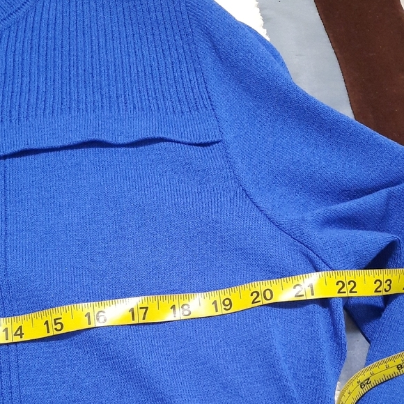 St. John Sport Royal Blue Cardigan Jacket - Picture 6 of 8